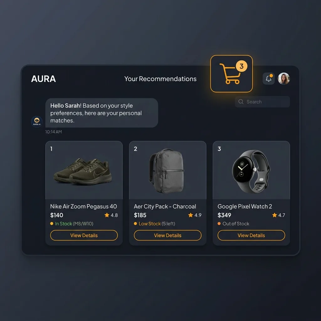 AI Personal Shopper workflow