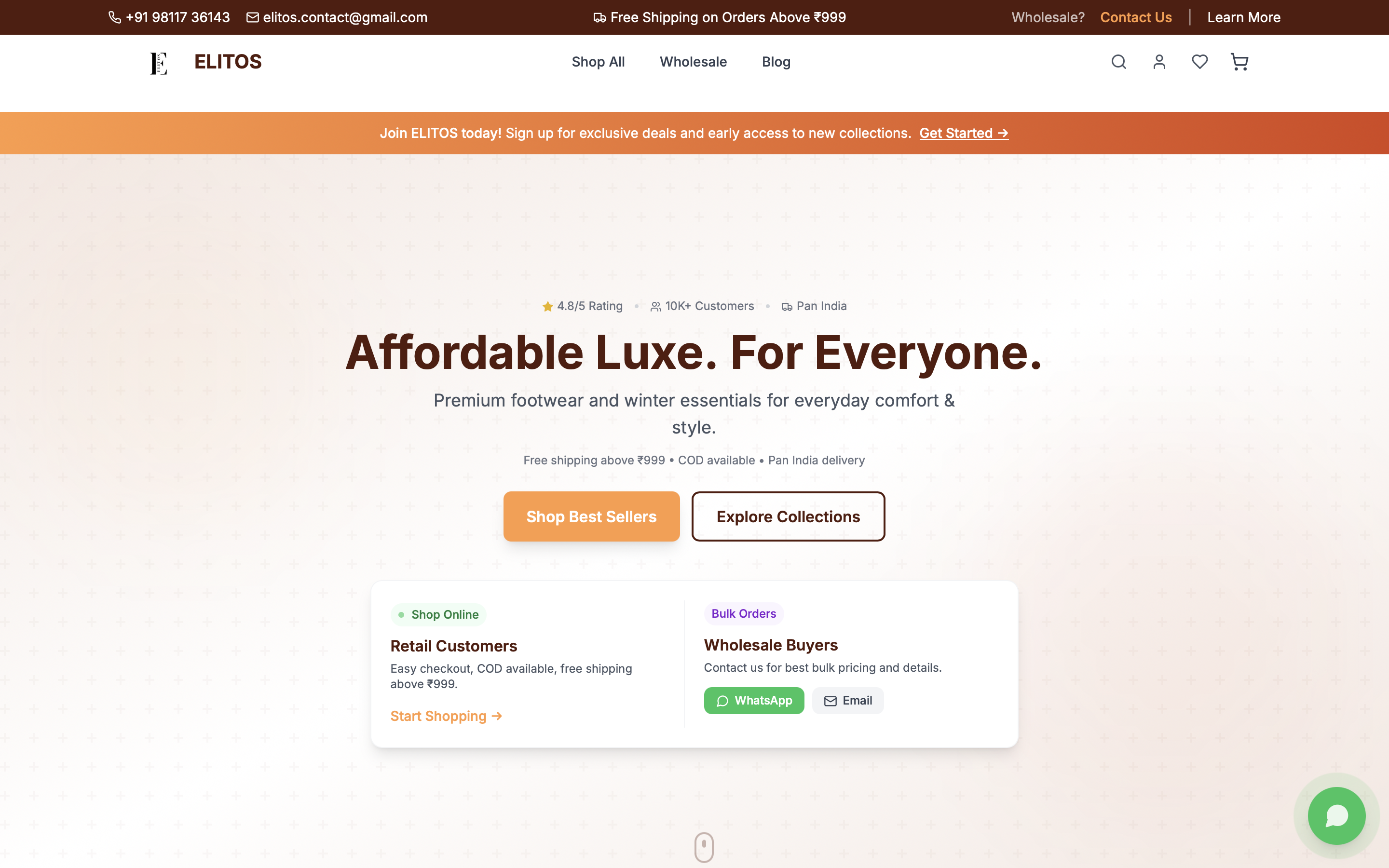 Elito - Premium Shoes E-commerce