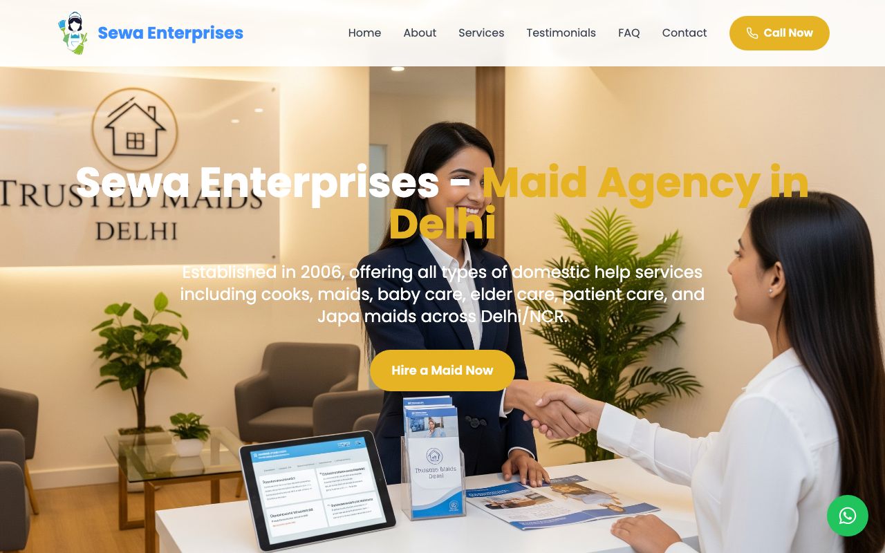 Maid Agency - Booking Platform Case Study